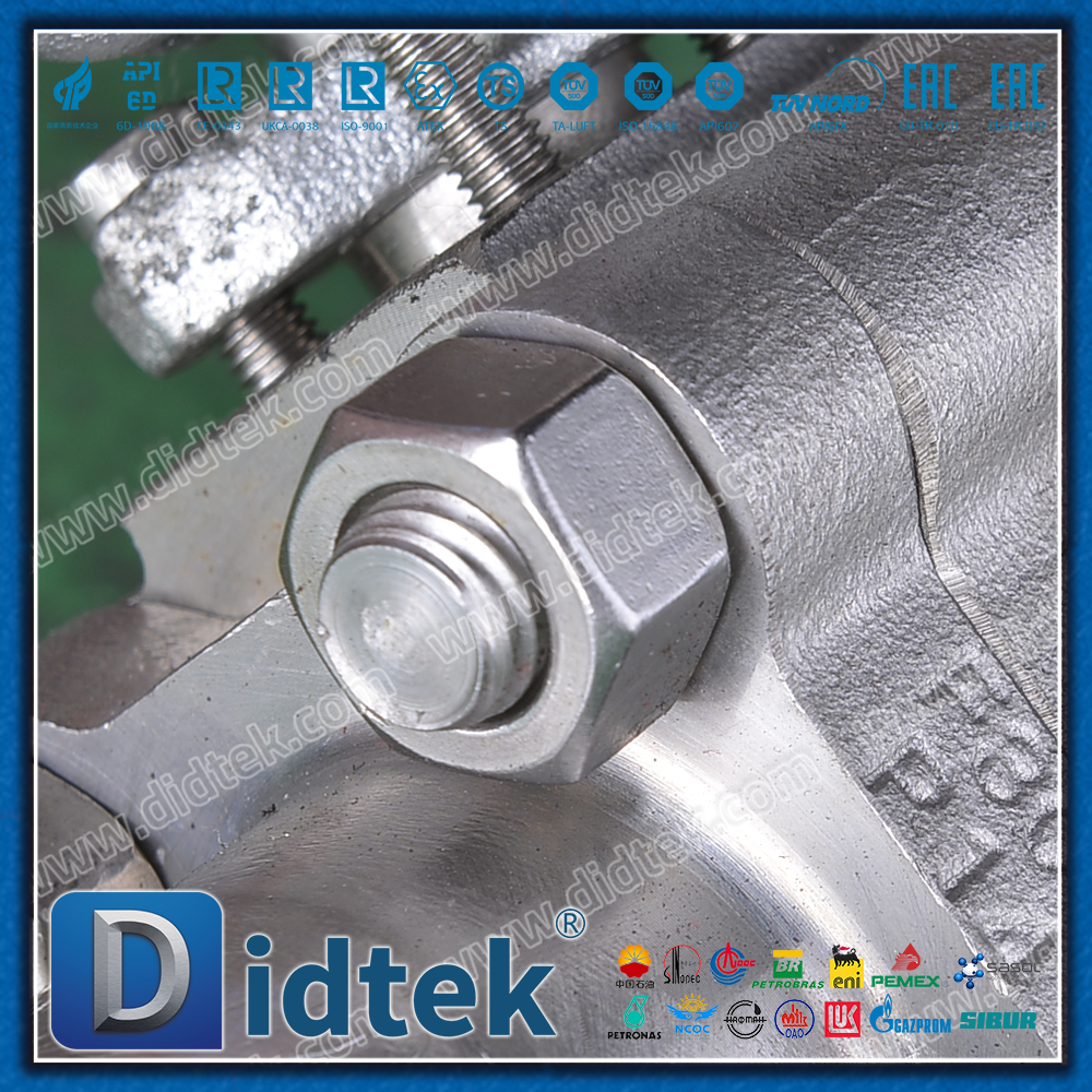 3 Pieces F304 Extension Connection Forged Steel Valve With Locking Device