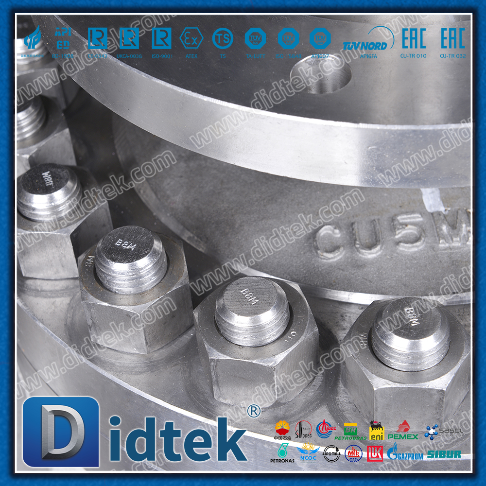 CU5MCUC Nicker Alloy High Temperature Top Entry Ball Valve