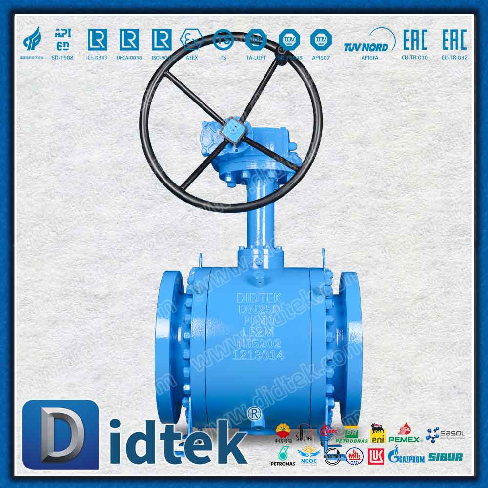 09G2S Gearbox BW Metal Seated Trunnion Ball Valve