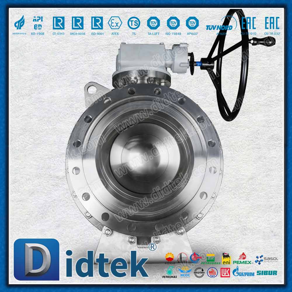 SS321 Trunnion Ball Valve With Vacuum Testing