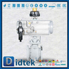 LF2 Low Temperature Carbon Steel Pneumatic Full Port Trunnion Ball Valve