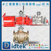 Marine Engineering Pneumatic Single-Acting Aluminum Bronze C95800 Trunnion Ball Valve
