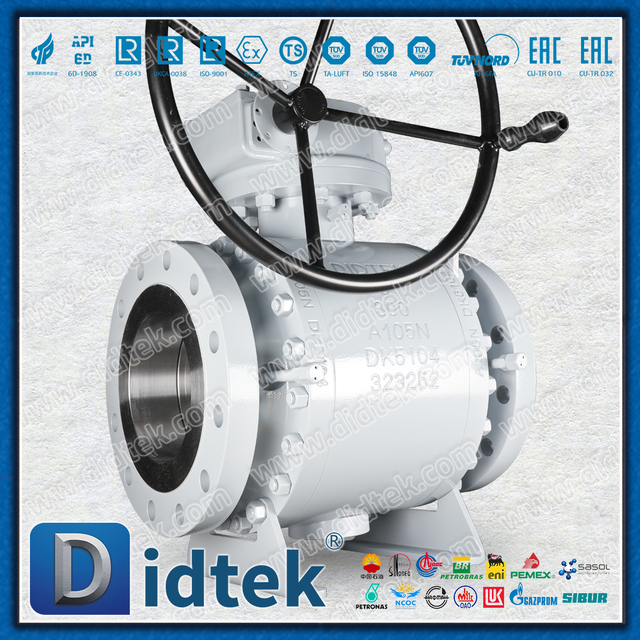 ASTM A105N Weld Overlay UNS N06625+TCC Trunnion Ball Valve 