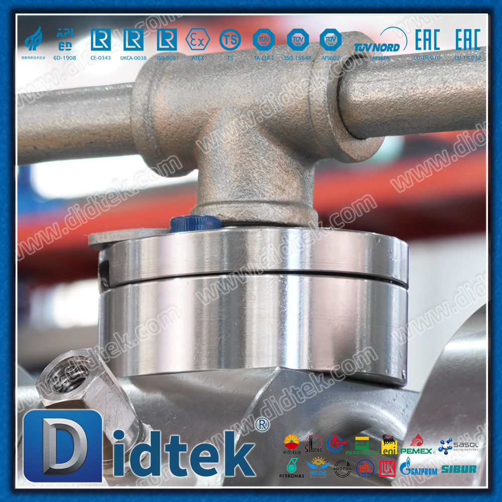 Didtek Necking Double-Direction Lip Special Alloy Inconel 825 Trunnion Ball Valve