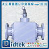 Metal Seat CO2 Medium Forged 3 Way Ball Valve
