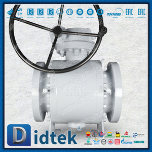 Didtek ASTM A105N Weld Overlay UNS N06625+TCC Trunnion Ball Valve 