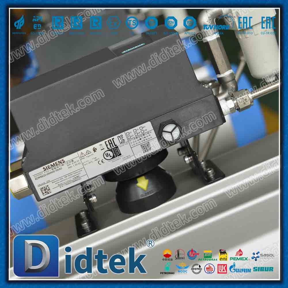 Pneumatic Duplex Alloy 4A Segment V Port Ball Valve