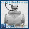 Top Entry Ball Valve Use Double Stage Turbine for Low Torque