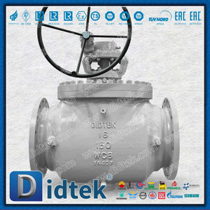 Top Entry Ball Valve Use Double Stage Turbine for Low Torque
