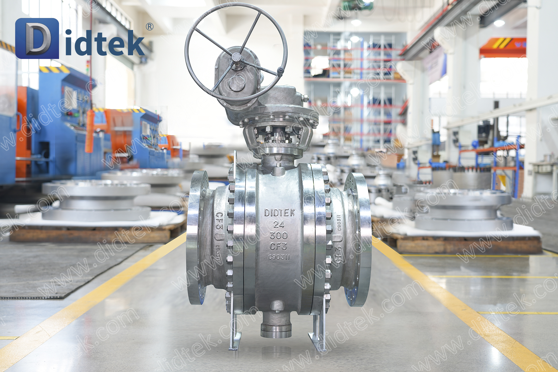Didtek CF3 Stainless Steel Trunnion Mounted Ball Valve