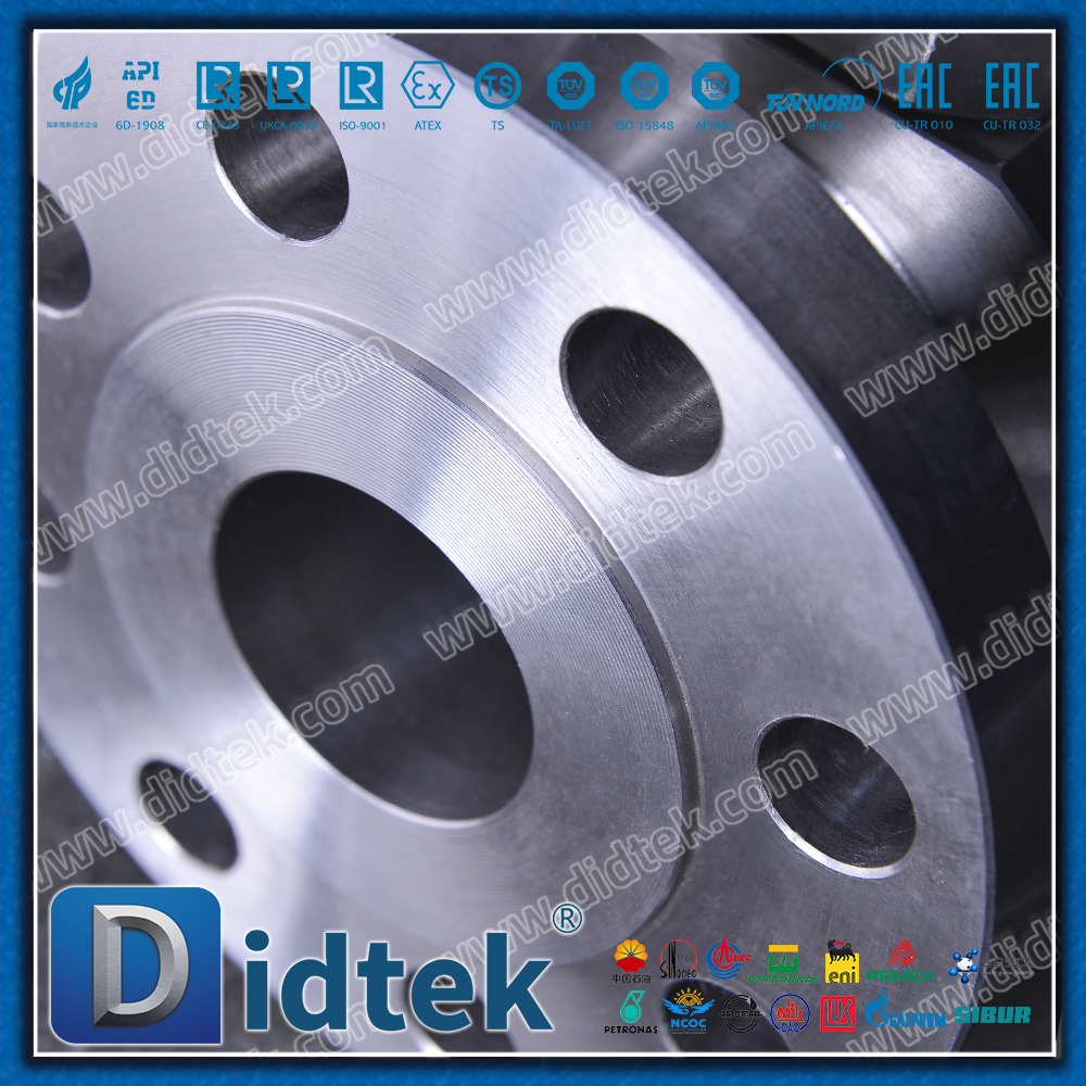 F316 545 ℃ High Temperature Cooling Fin Metal to Metal Floating Ball Valve