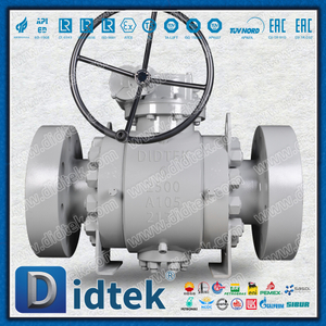 Didtek Flange 6inch 2500LB Forged DBB Trunnion Ball Valves