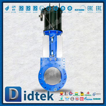 Industrial Double-acting Pneumatic Knife Gate Valve
