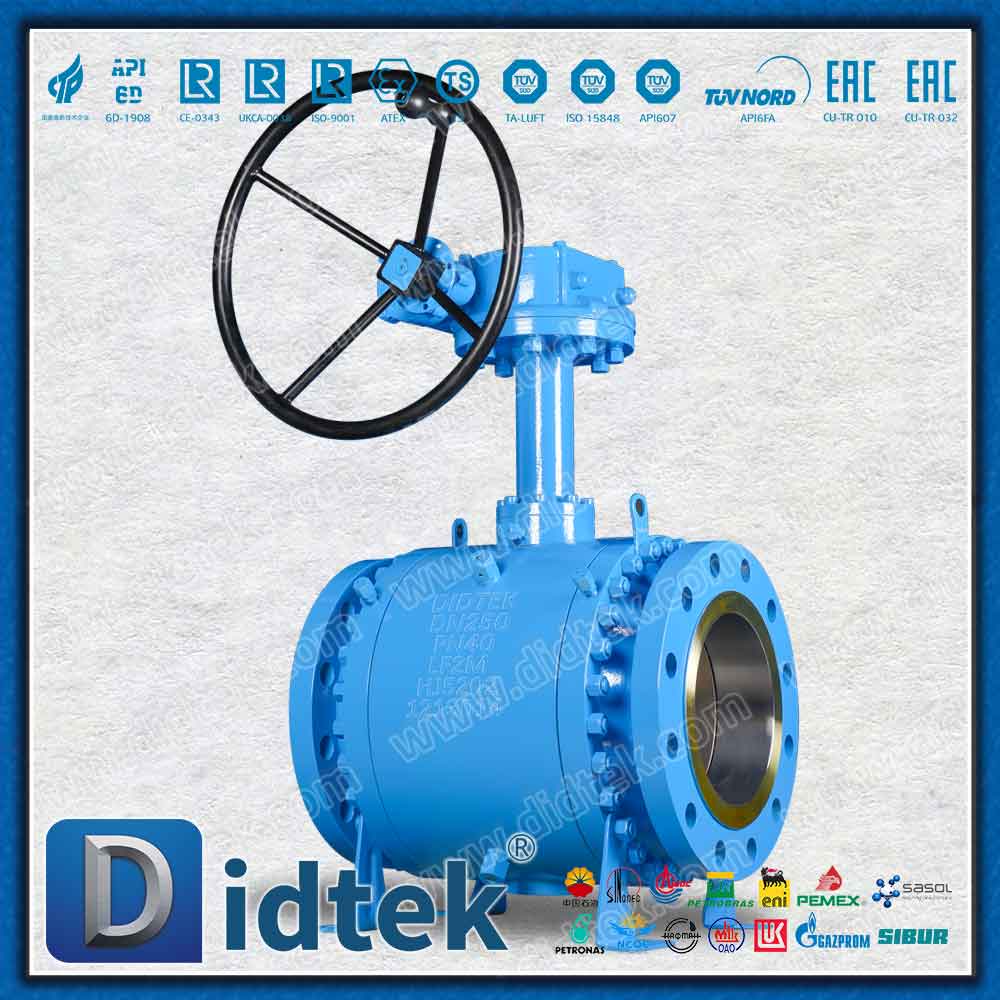 09G2S Gearbox BW Metal Seated Trunnion Ball Valve