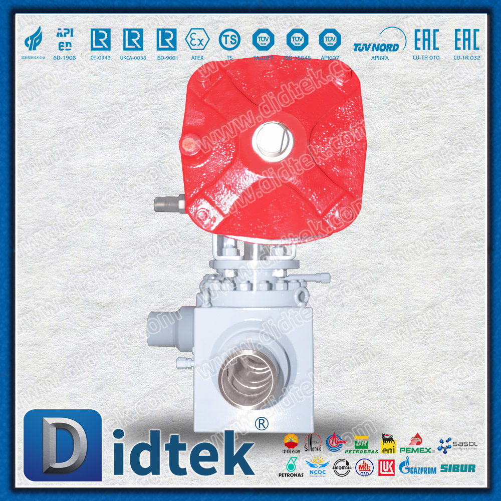 LF2 Pneumatic High pressure Top Entry Ball Valve