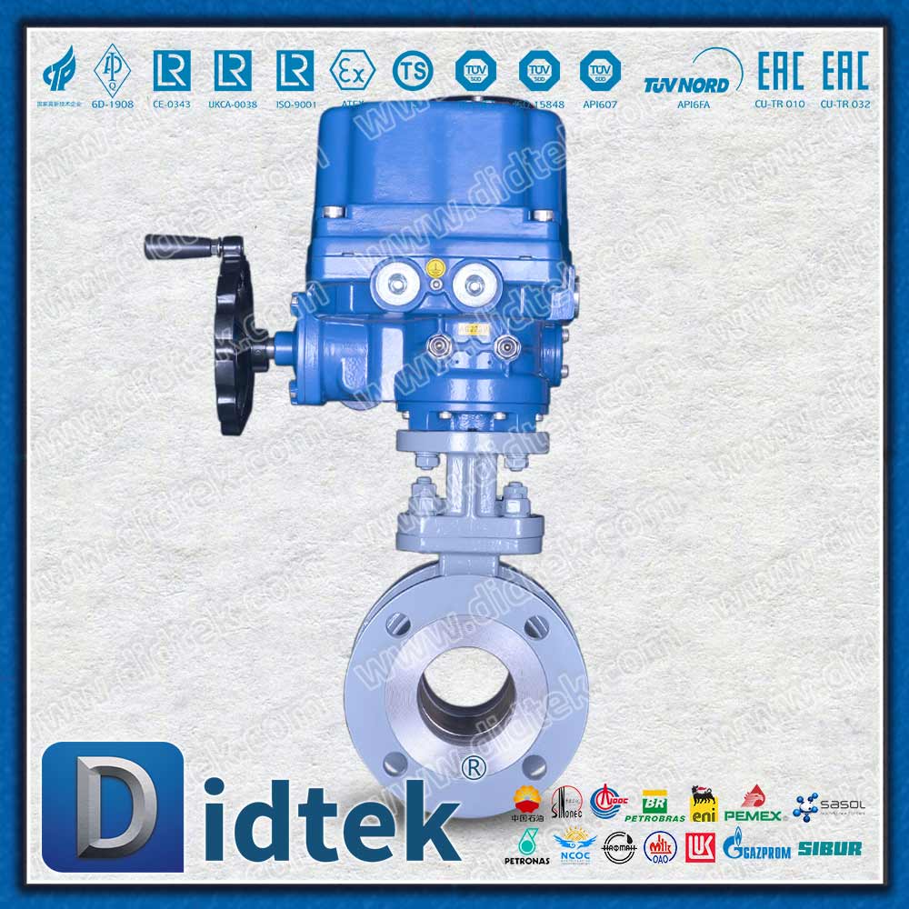 Electric Motor Explosion Proof ATEX 200℃ PEEK Seat Electric Ball Valve