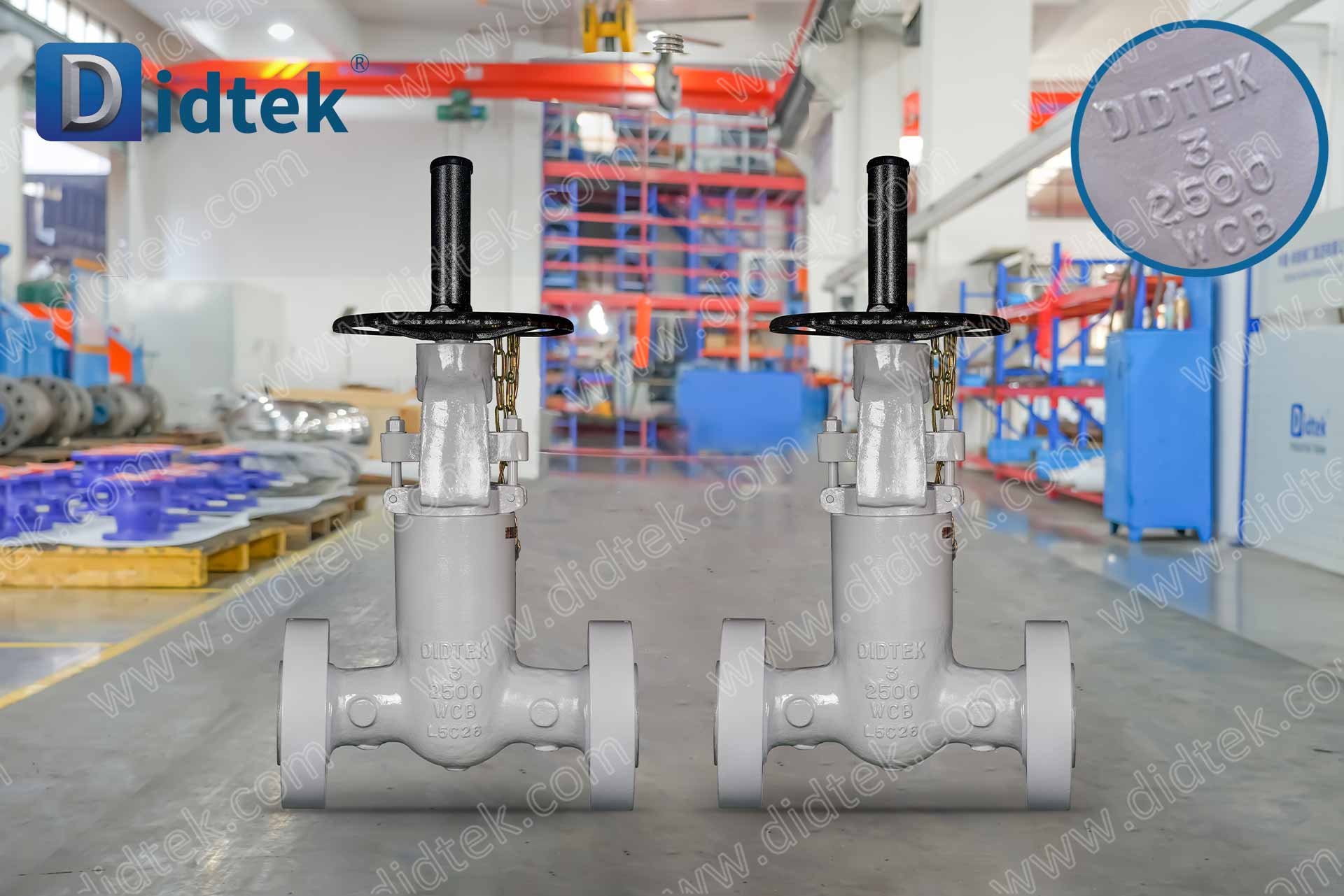 A-77-DIDTEKCSGV Cast Steel Gate Valve-Didtek Pressure Seal 2500LB RTJ Gate Valve
