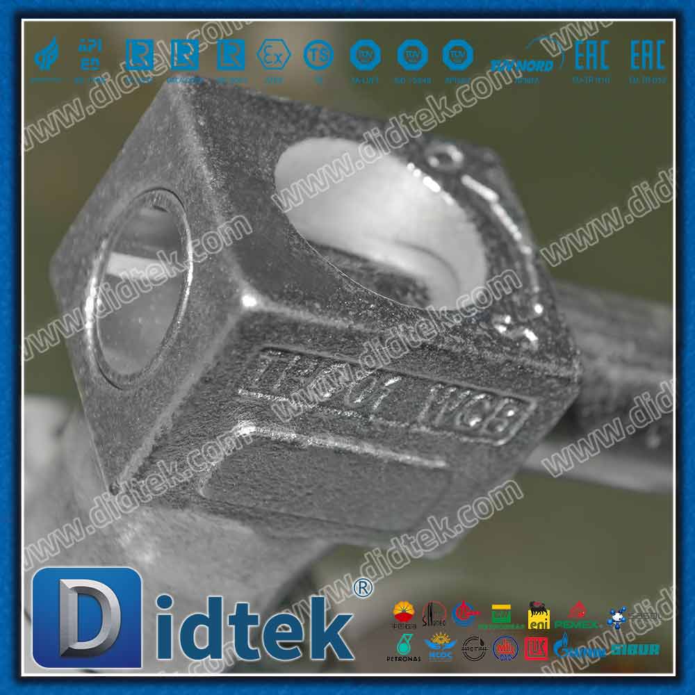 Small-bore High-pressure Three-way Handle Trunnion Ball Valve