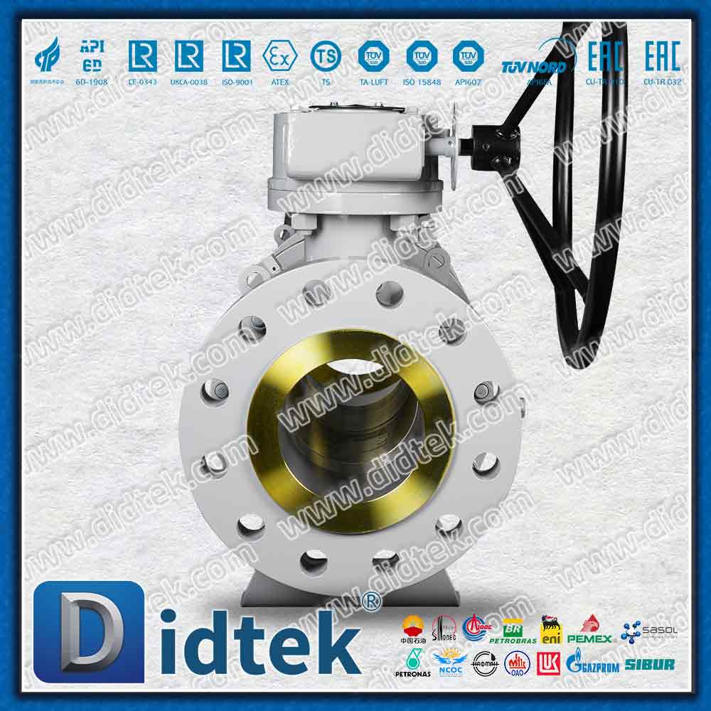 Worm Gear 600LB Forgred Steel Ball Valve