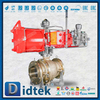 Marine Engineering Pneumatic Single-Acting Aluminum Bronze C95800 Trunnion Ball Valve
