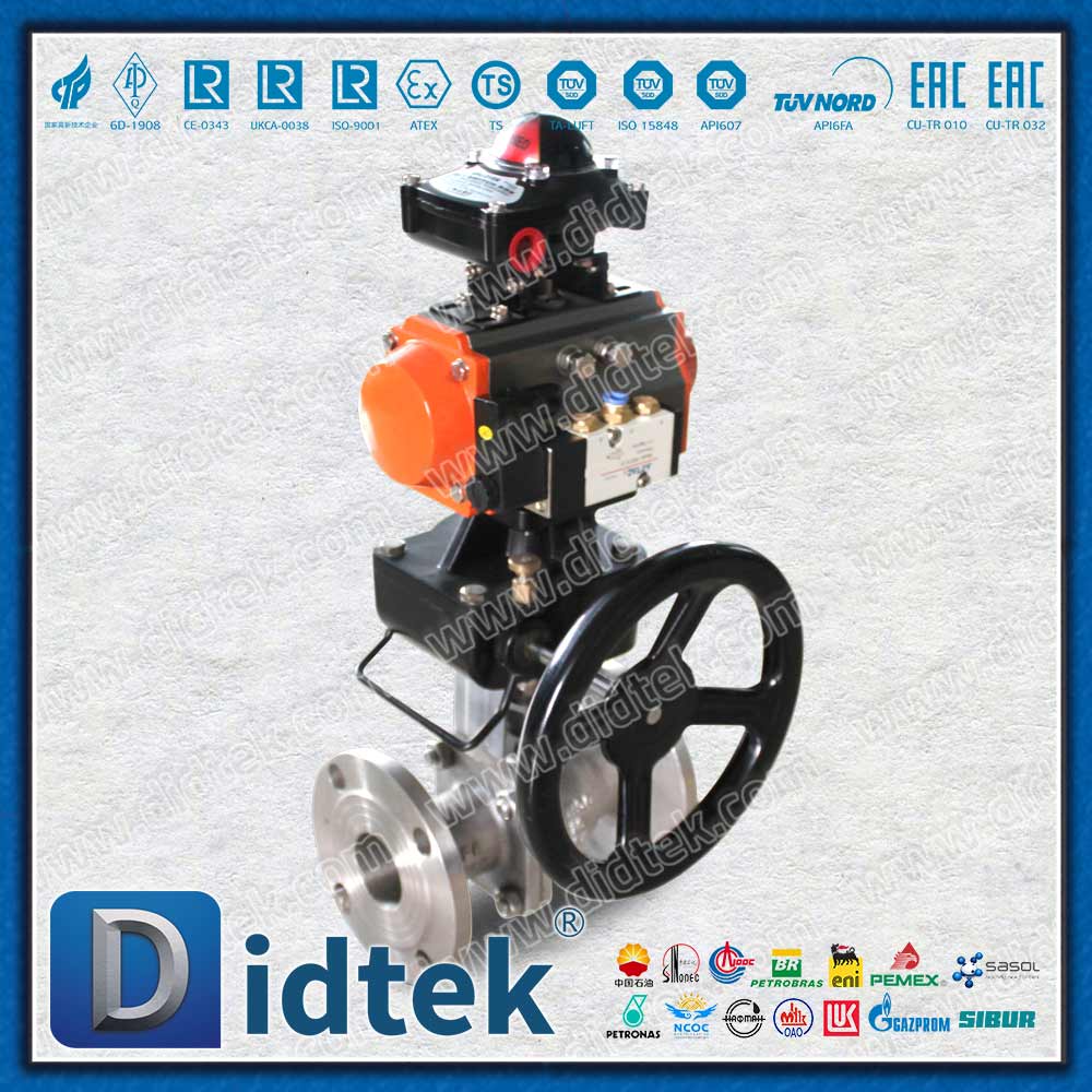 Split Body Pneumatic Operation Floating Ball Valve