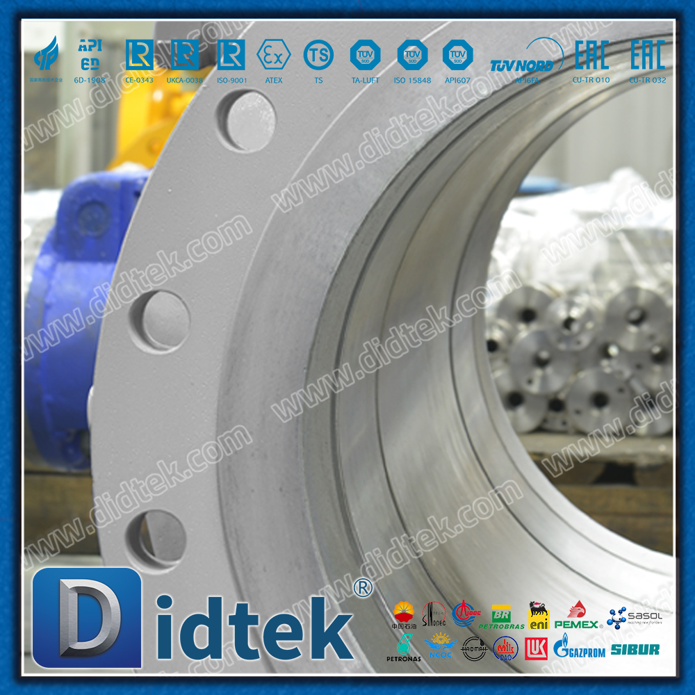 Top Entry Ball Valve Use Double Stage Turbine for Low Torque