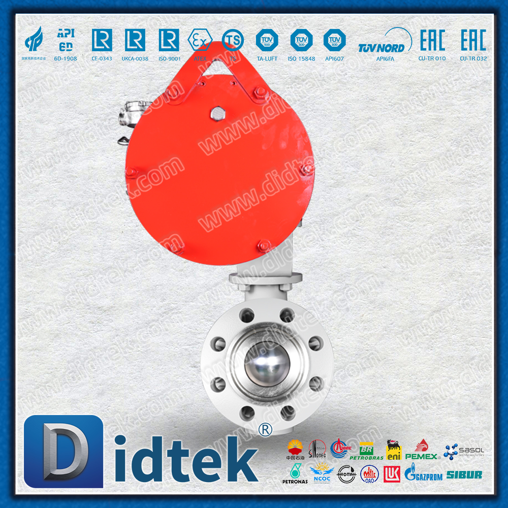Didtek 4130 Flange FC Single Acting Pneumatic Actuator API6A Forged Steel Ball Valve