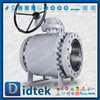 Didtek Flange Carbon Steel A105N Forged Steel Trunnion Ball Valves