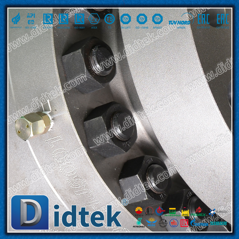  Didtek Flange Full Bore High-pressure Forged Steel A105 Trunnion Mounted Ball Valve 
