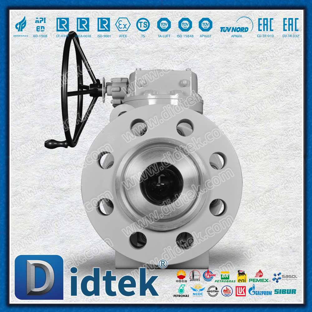 Didtek Flange 6inch 2500LB Forged DBB Trunnion Ball Valves