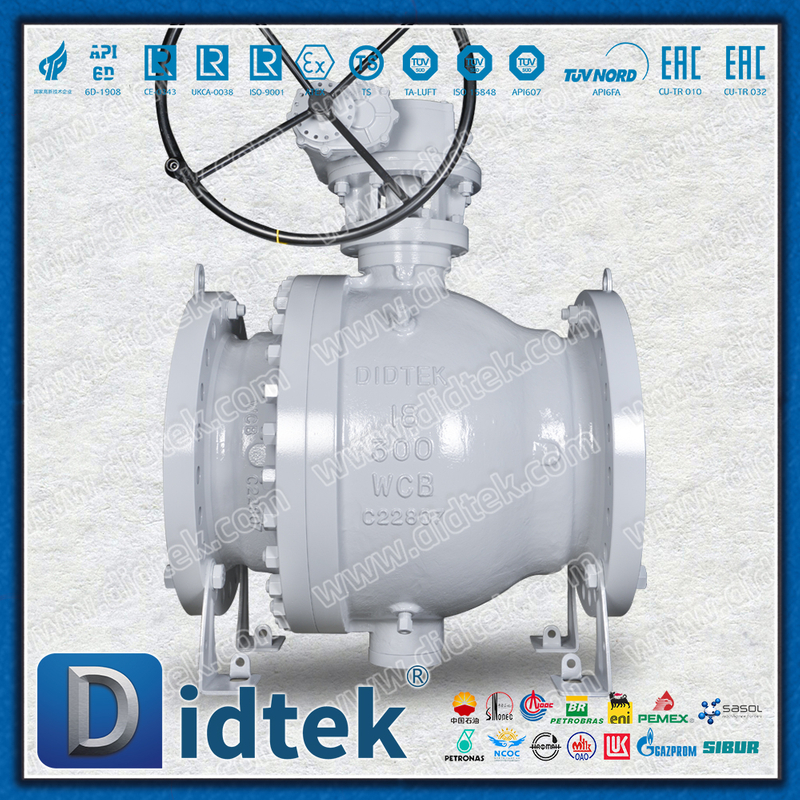 18-inch two-piece style Cast Steel Trunnion Ball Valve