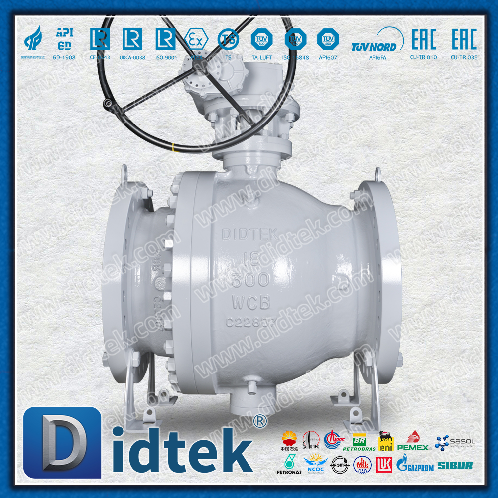 18-inch two-piece style Cast Steel Trunnion Ball Valve