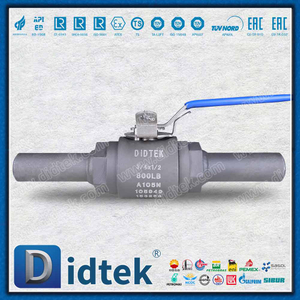 A105N 800LB Extention Connection Forged Floating Ball Valve