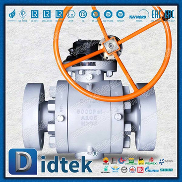 3'' Full Bore 5000 PSI High Pressure Forged Trunnion Ball Valve