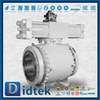 Marine Engineering Pneumatic & Hydraulic Forged Steel Metal-Seated Trunnion Ball Valve