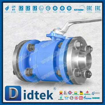 Manual Full Port Floating Ball Valve with Matching Flange