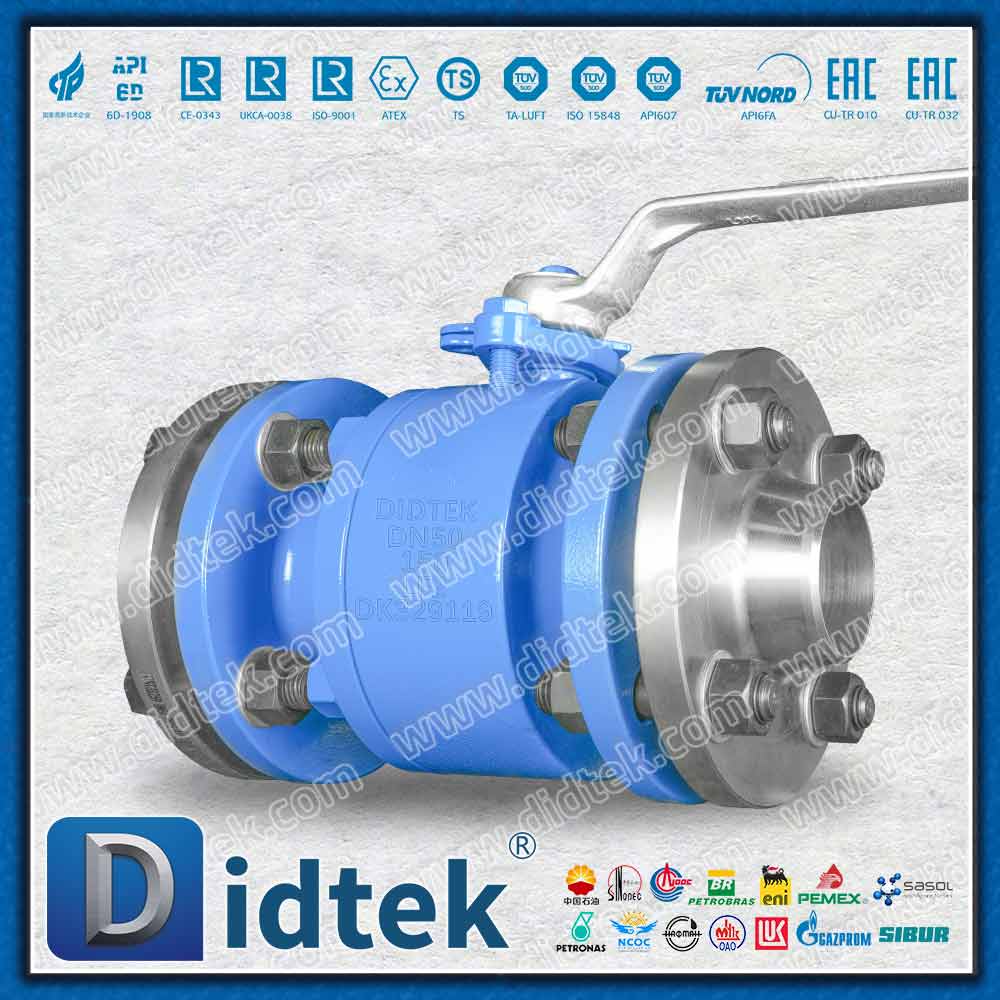 Manual Full Port Floating Ball Valve with Matching Flange