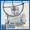 RTJ 2500LB High Pressure PEEK Seal Forged Steel Trunnion Ball Valve