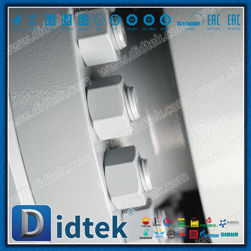 Didtek 4130 Flange FC Single Acting Pneumatic Actuator API6A Forged Steel Ball Valve
