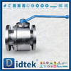F51 Duplex Stainless Steel Double Acting Pneumatic Actuator Metal Seated Forged Floating Ball Valve