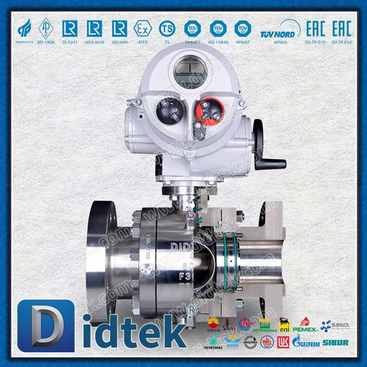 Motorized 4'' Full Port Trunnion Mounted Side Entry Ball Valve