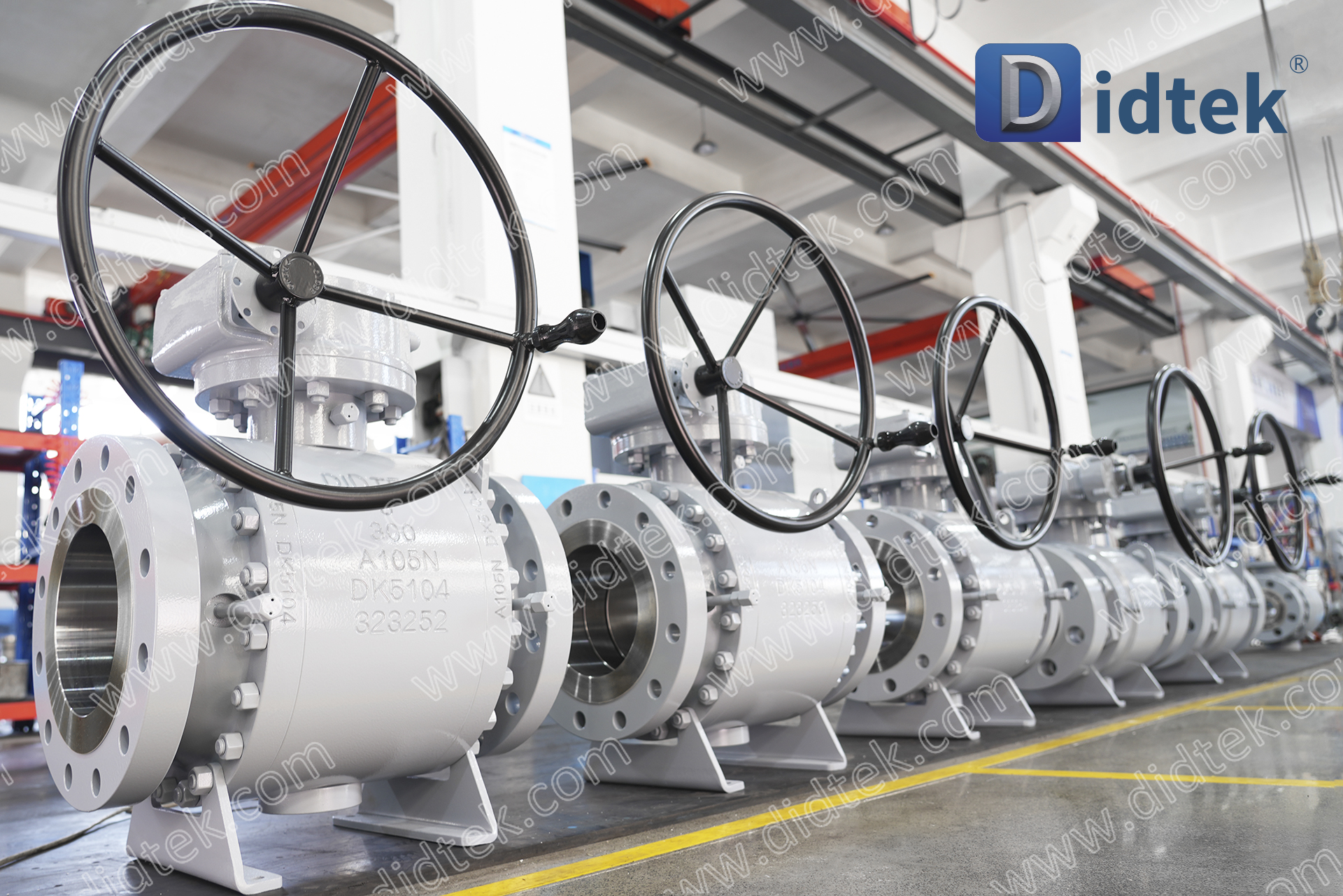 Didtek ASTM A105N Weld Overlay UNS N06625+TCC Trunnion Ball Valve 