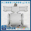 Marine Engineering Pneumatic & Hydraulic Forged Steel Metal-Seated Trunnion Ball Valve