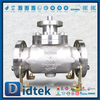 CK3MCuN Austenitic SS High Temp Anticorrosion Super Top Entry Ball Valve