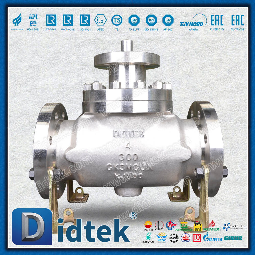 CK3MCuN Austenitic SS High Temp Anticorrosion Super Top Entry Ball Valve
