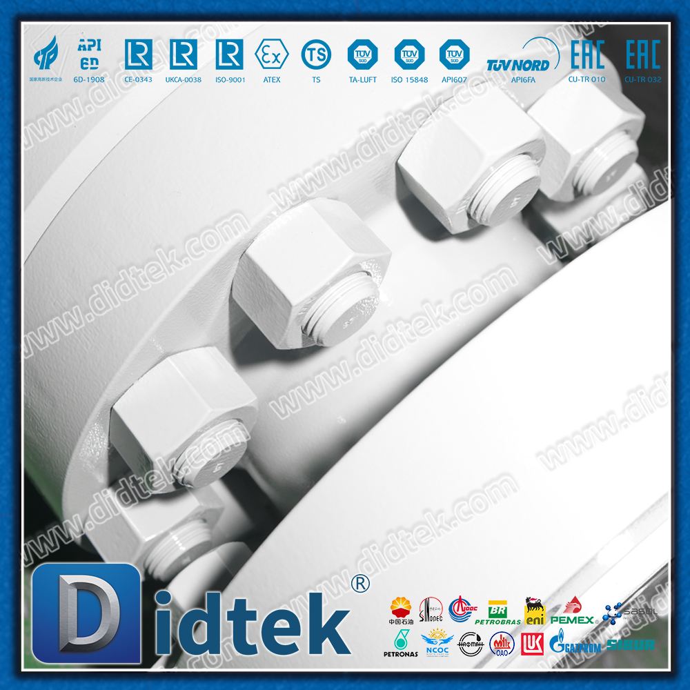 RTJ 2500LB High Pressure PEEK Seal Forged Steel Trunnion Ball Valve