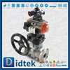 Split Body Pneumatic Operation Floating Ball Valve