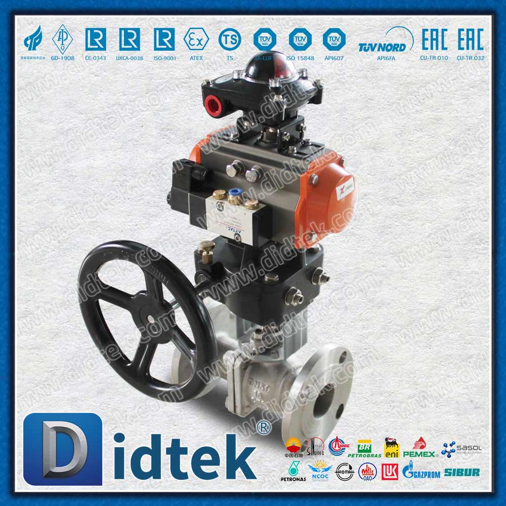 Split Body Pneumatic Operation Floating Ball Valve