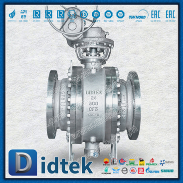 Didtek CF3 Stainless Steel Trunnion Mounted Ball Valve
