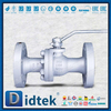 PCTFE Seat Epoxy Coated Paint Chemical Ball Valve